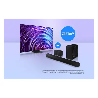 Samsung Zestaw 65" OLED S95D i Soundbar Q-serii Q990D