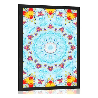 Plakat ciekawa Mandala