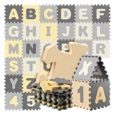 Puzzle mata 86-elementowe Szary