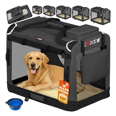 Transporter dla psa Bordowa XXXL 101x69x70 Antracyt