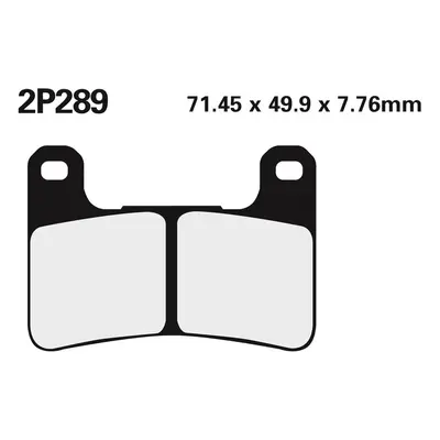 NISSIN Klocki hamulcowe szosowe / Off-Road spiekane metalowe - 2P-289ST