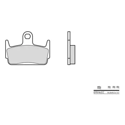 Brembo S.p.A. Klocki hamulcowe Hulajnoga węglowo-ceramiczna - 07016CC