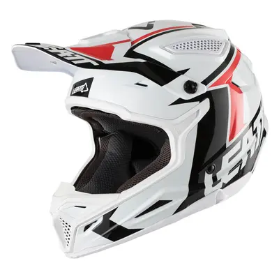 Leatt GPX 4.5 V20 Kask motocrossowy, czarny-biały, Rozmiar dla ty