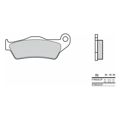 Brembo S.p.A. Szosowe klocki hamulcowe metalowe spiekane - 07BB28SP