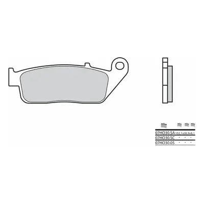 Brembo S.p.A. Drogowe klocki hamulcowe węglowo-ceramiczne - 07HO3005