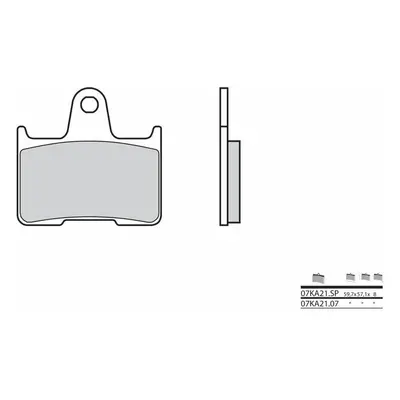 Brembo S.p.A. Spiekane metalowe klocki hamulcowe - 07KA21SP