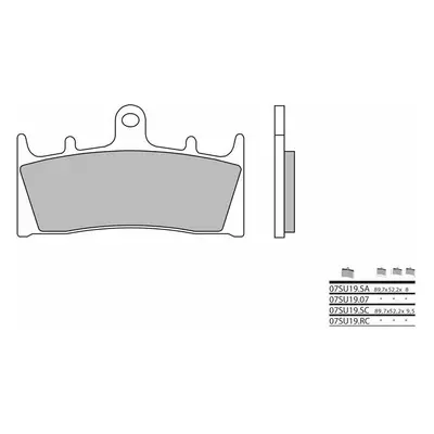 Brembo S.p.A. Spiekane metalowe klocki hamulcowe - 07SU19SA