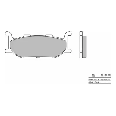 Brembo S.p.A. Spiekane metalowe klocki hamulcowe - 07YA27SA