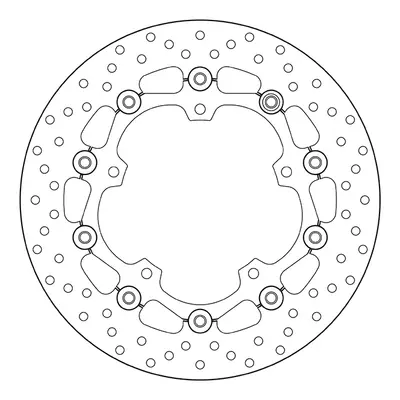 Brembo S.p.A. Serie Oro Okrągła pływająca tarcza hamulcowa