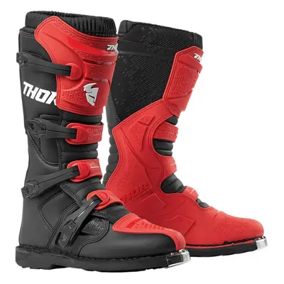 Thor Blitz XP Buty motocrossowe, czarny-czerwony, Rozmiar