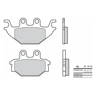 Brembo S.p.A. Klocki hamulcowe Off-Road spiekane metalowe - 07GR52SD