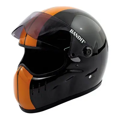 Bandit XXR Race Kask motocyklowy, czarny-pomarańczowy, Rozmiar dla ty