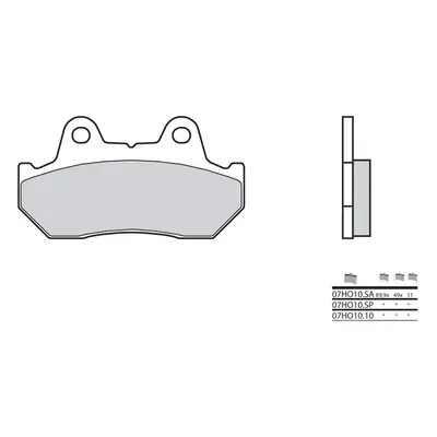 Brembo S.p.A. Spiekane metalowe klocki hamulcowe - 07HO10LA