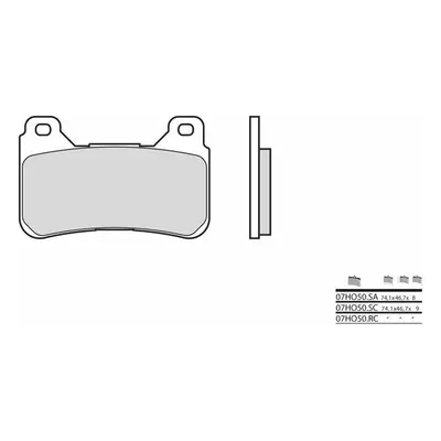 Brembo S.p.A. Ceramiczne węglowe klocki hamulcowe - 07HO50RC