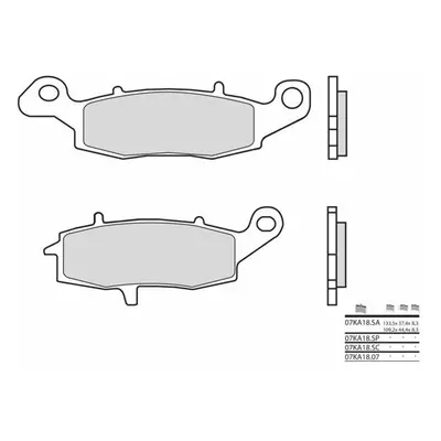 Brembo S.p.A. Spiekane metalowe klocki hamulcowe - 07KA18SA