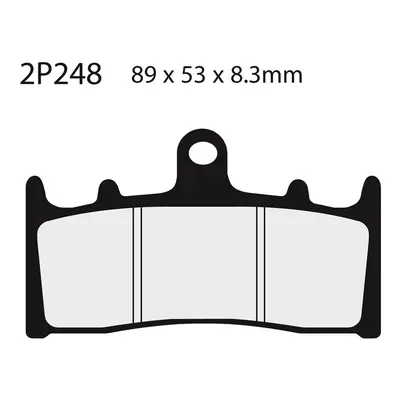 NISSIN Klocki hamulcowe szosowe / Off-Road spiekany metal - 2P-248ST