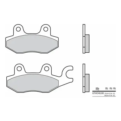 Brembo S.p.A. Drogowe klocki hamulcowe węglowo-ceramiczne - 07HO4008