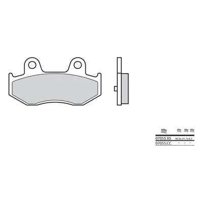 Brembo S.p.A. Klocki hamulcowe Hulajnoga węglowo-ceramiczna - 07055CC