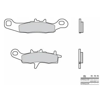 Brembo S.p.A. Klocki hamulcowe Off-Road spiekane metalowe - 07KA22SX