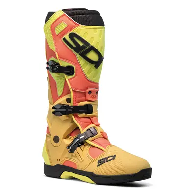 Sidi Crossair Buty motocrossowe, zielony-żółty-złoty, Rozmiar 43
