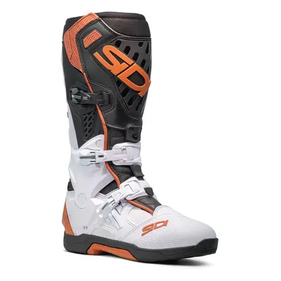 Sidi Crossair Buty motocrossowe, czarny-biały-brązowy, Rozmiar 38