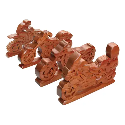 Booster Motocykl Drewniane puzzle
