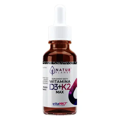 Witamina D3+K2 Max Natur Planet, 30 ml