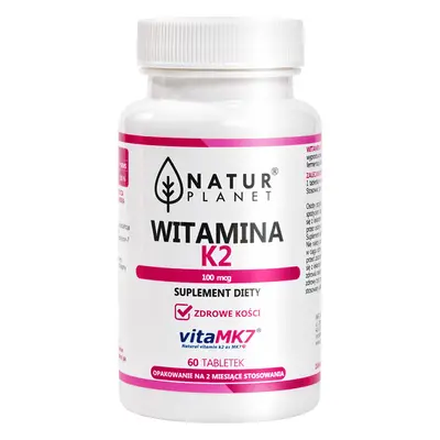 Witamina K2MK7 Natur Planet, 60 tabletek