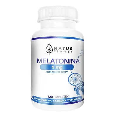 Melatonina 1mg Natur Planet, 120 tabletek