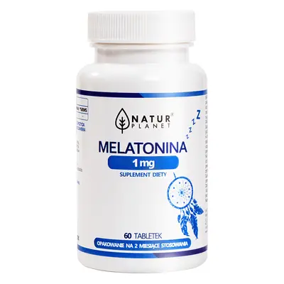 Melatonina 1mg Natur Planet, 60 tabletek