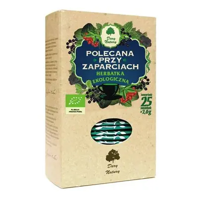 Herbatka polecana przy zaparciach EKO Dary Natury, 25x2g