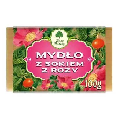 Mydło z sokiem z Róży Dary Natury, 100 g