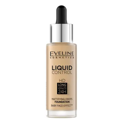 Eveline Cosmetics Liquid Control HD Long Lasting Formula 24H podkład do twarzy z dropperem 016 V