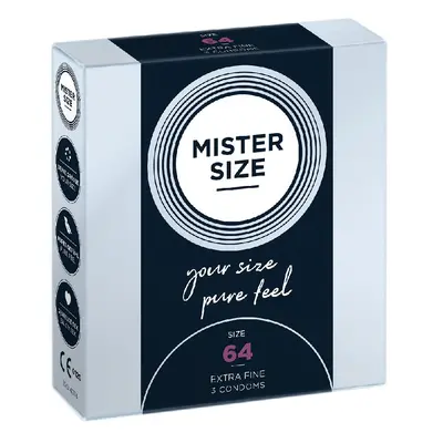 Mister Size Condoms prezerwatywy dopasowane do rozmiaru 64mm 3szt.