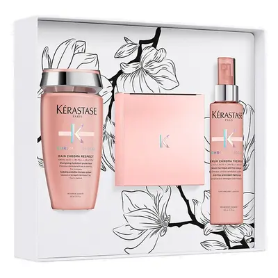 Kerastase Chroma Absolu Spring zestaw szampon do włosów 250ml + maska do włosów 200ml + spray te