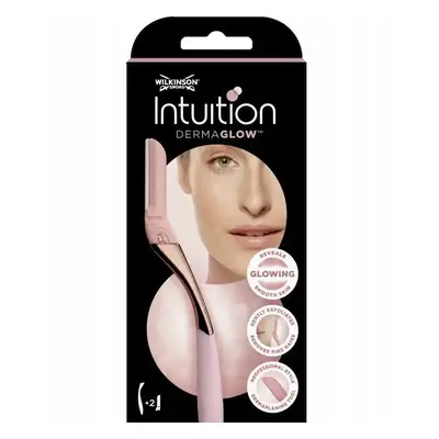 Wilkinson Intuition Dermaglow profesjonalne narzędzie do dermaplaningu + 2 zapasowe ostrza