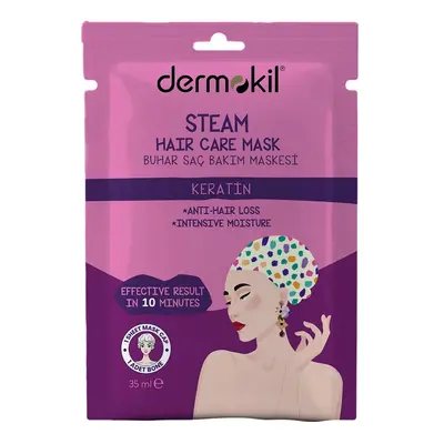 Dermokil Keratin Steam Hair Care Mask keratynowa maska do pielęgnacji włosów 35ml