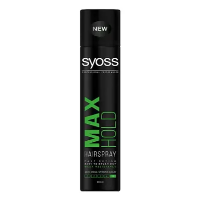 Syoss Max Hold Hairspray lakier do włosów w sprayu Mega Strong 300ml