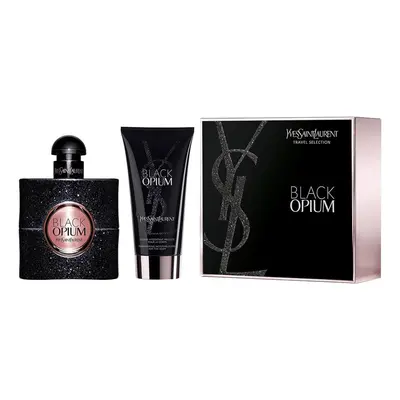 Yves Saint Laurent Black Opium Pour Femme zestaw woda perfumowana spray 50ml + balsam do ciała 5