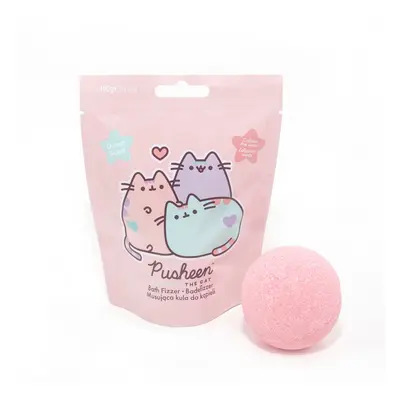 Pusheen Bath Fizzer musująca kula do kąpieli Truskawka 100g