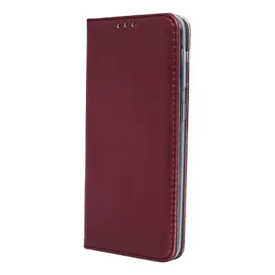 Etui Smart Magnetic do Samsung Galaxy A12 / M12 burgundowy