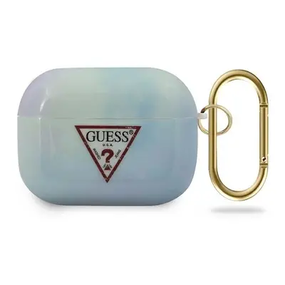 Guess etui do AirPods Pro GUACAPTPUMCGC02 niebieskie Tie & Dye Collection