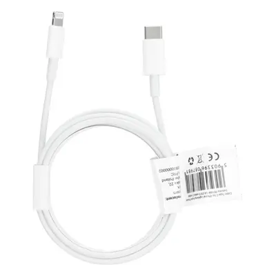 Kabel Typ C do iPhone Lightning 8-pin Power Delivery PD18W 2A C973 biały 2 metry