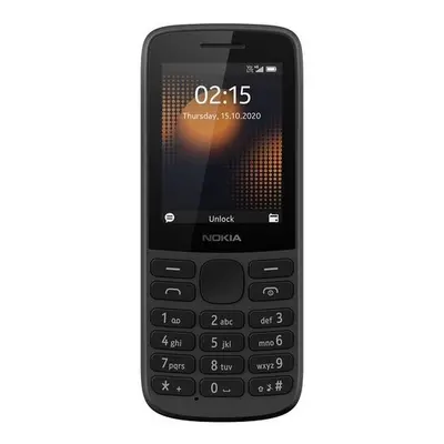 Telefon Nokia 215 dual slim black 4G