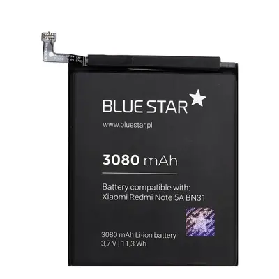 Bateria do Xiaomi Redmi Note 5A/5X (BN31) 3080 mAh Li-Ion Blue Star