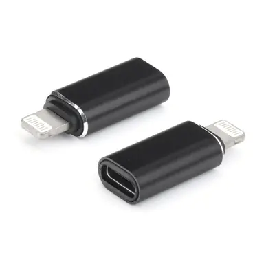 Adapter ładowarki Typ C do iPhone Lightning 8-pin  czarny