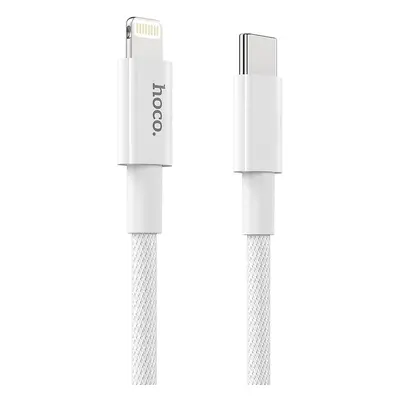 HOCO kabel Typ C for iPhone Lightning 8-pin Power Delivery Fast Charge PD20W X56 biały