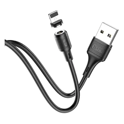 HOCO kabel USB do iPhone Lightning 8-pin magnetyczny 2,4A Sereno X52 czarny