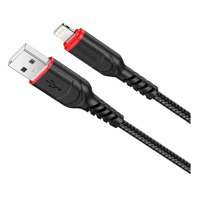 HOCO kabel USB do iPhone Lightning 8-pin 2,4A VICTORY X59 1 metr czarny