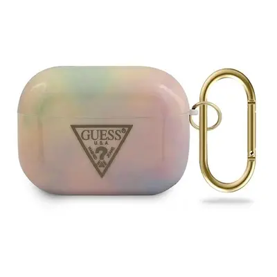 Guess etui do AirPods Pro GUACAPTPUMCGG01 różowe Tie & Dye Collection